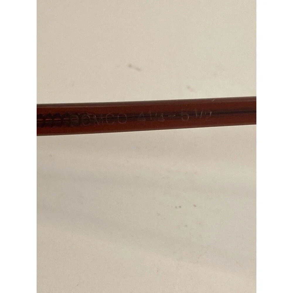 Vintage Romco 4 1/4 5 1/2 Brown Eyeglasses Frames Only - Picture 3 of 7